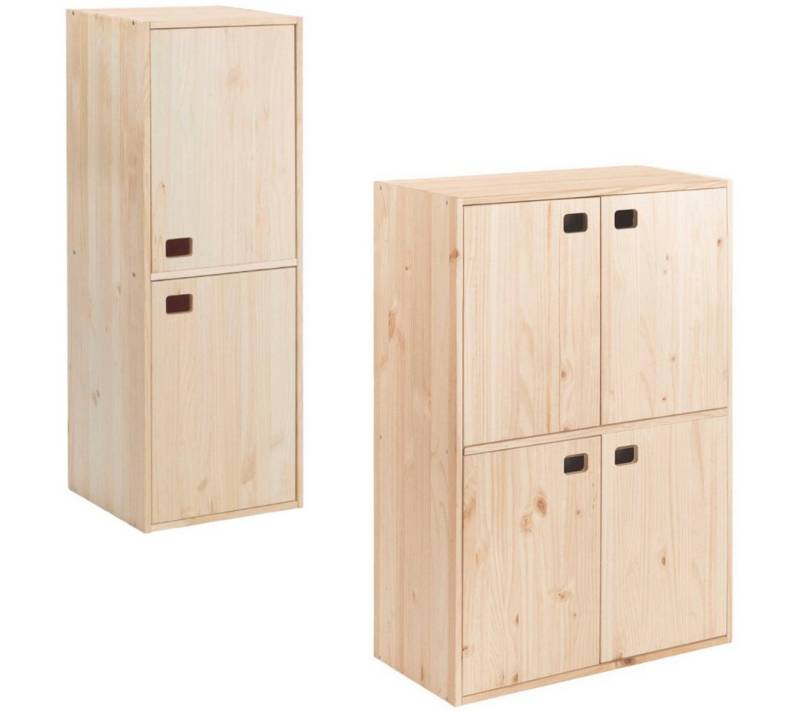 Astigarraga Kit Line Kommode Kommode Massiv - Dinamic, Schrank mit 2 oder 4 Türen, Highboard Kiefer von Astigarraga Kit Line