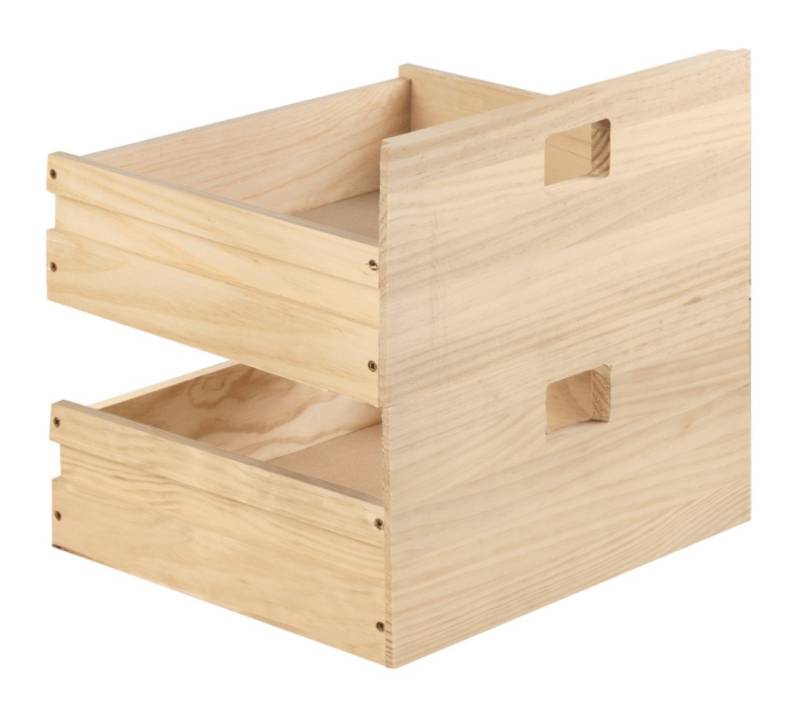 Astigarraga Kit Line Schublade Einbauschubladen für Würfelregal-Serie "Dinamic", Vollholz Schubladen, Passt genau in Dinamic-Würfelmodule von Astigarraga Kit Line