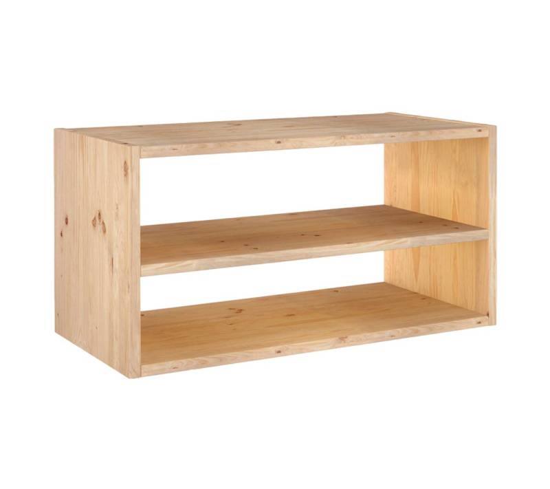Astigarraga Kit Line Standregal Vollholzregal - Dinamic, Modulares Regal mit 2 Ebenen, TV Unterschrank von Astigarraga Kit Line