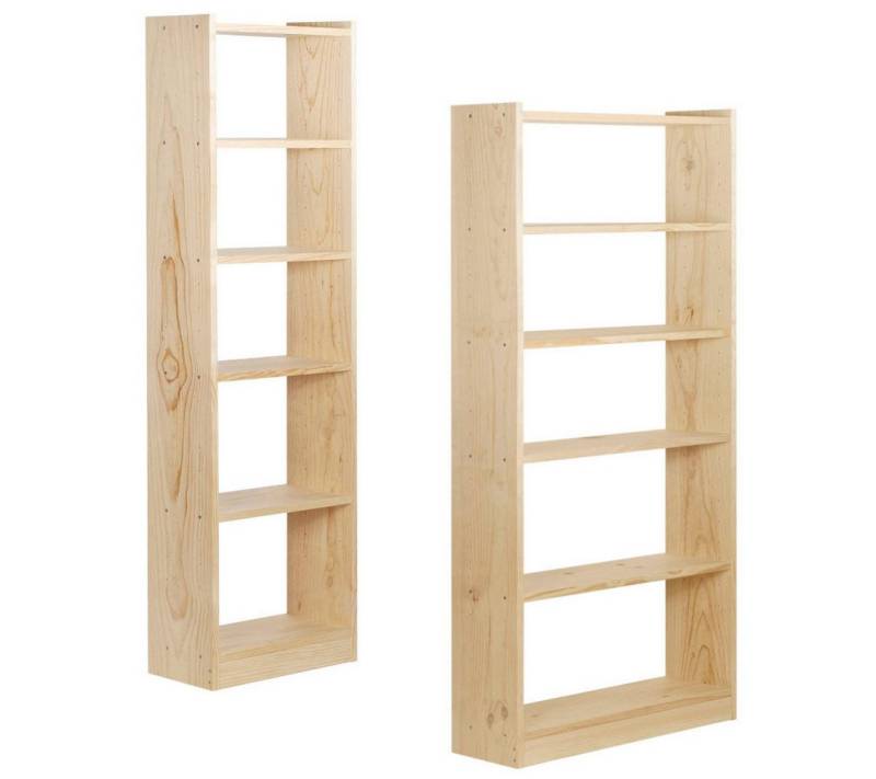 Astigarraga Kit Line Bücherregal Vollholzregal "Gala" Regalmodul mit 6 Ebenen in zwei Größen Astigarraga Kit Line Bücherregal Vollholzregal "Gala" Regalmodul mit 6 Ebenen in zwei Größen von Astigarraga Kit Line