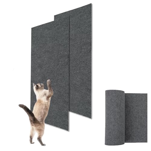 Astis Selbstklebende Kratzschutzmatte für Sofa & Wand 40x200 cm – Couch Schutz gegen Katzenkratzer, zuschneidbar Katzenteppich Kratzschutz Katze, Möbel & Wandschutz, langlebig DIY Krallenmatte von Astis