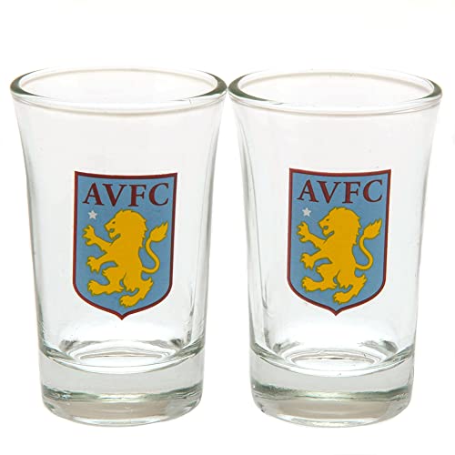 Aston Villa FC Aston Villa Schnapsgläser, mehrfarbig, 2 Stück von Aston Villa F.C.