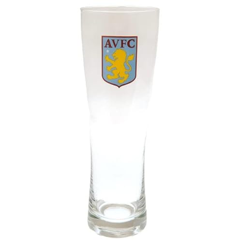Aston Villa FC Bierglas, groß, offizieller Merchandise-Artikel von Aston Villa F.C.