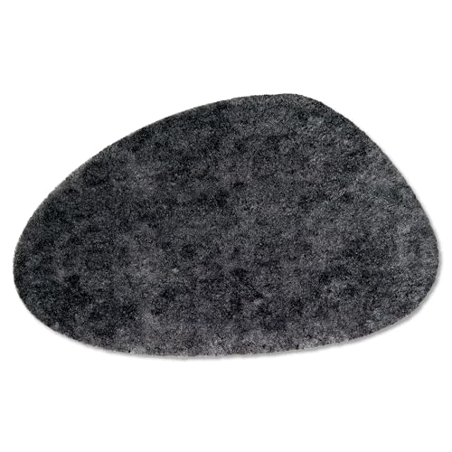 Astra Flauschige Sauberlaufmatte weich - Pure & Soft - Dunkelgrau Kiesel 62x100cm - Waschbarer Küchenteppich innen - Türmatte strapazierfähig - Teppich Astra Flauschige Sauberlaufmatte weich - Pure & Soft - Dunkelgrau Kiesel 62x100cm - Waschbarer Küchenteppich innen - Türmatte strapazierfähig - Teppich von Astra