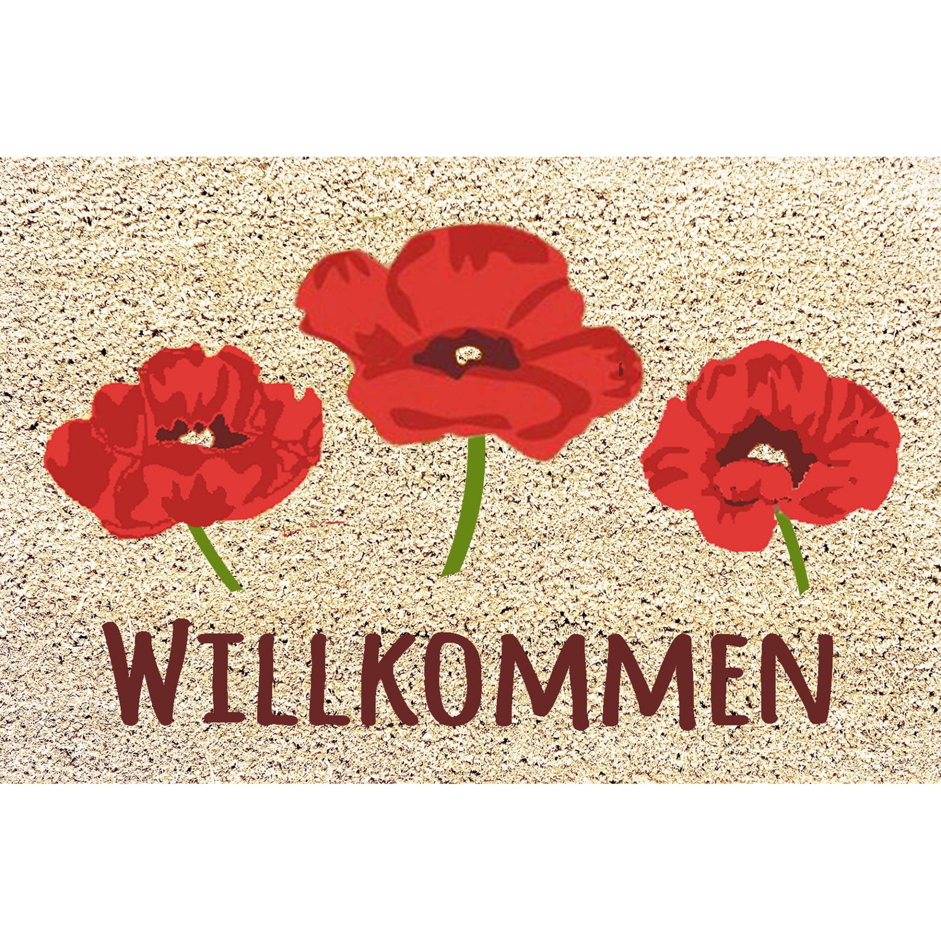 Astra Fußmatte Kokos 40 x 60 cm Mohnblume Astra Fußmatte Kokos 40 x 60 cm Mohnblume von Astra