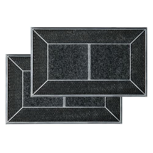 Astra Fussmatte außen rutschfest - Schmutzfangmatte wetterfest - Outdoor Türmatte - Fußabtreter strapazierfähig - Fußmatten 2er Set 45x75 cm anthrazit Astra Fussmatte außen rutschfest - Schmutzfangmatte wetterfest - Outdoor Türmatte - Fußabtreter strapazierfähig - Fußmatten 2er Set 45x75 cm anthrazit von Astra