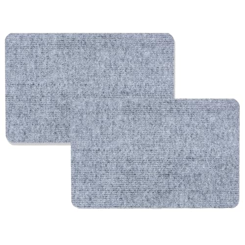 Astra Fussmatte innen - Passt unter die Eingangstür - Schmutzfangmatte strapazierfähig - Türmatte schlicht - Fußmatte Indoor - 2er Set 40x60 cm hellgrau Astra Fussmatte innen - Passt unter die Eingangstür - Schmutzfangmatte strapazierfähig - Türmatte schlicht - Fußmatte Indoor - 2er Set 40x60 cm hellgrau von Astra