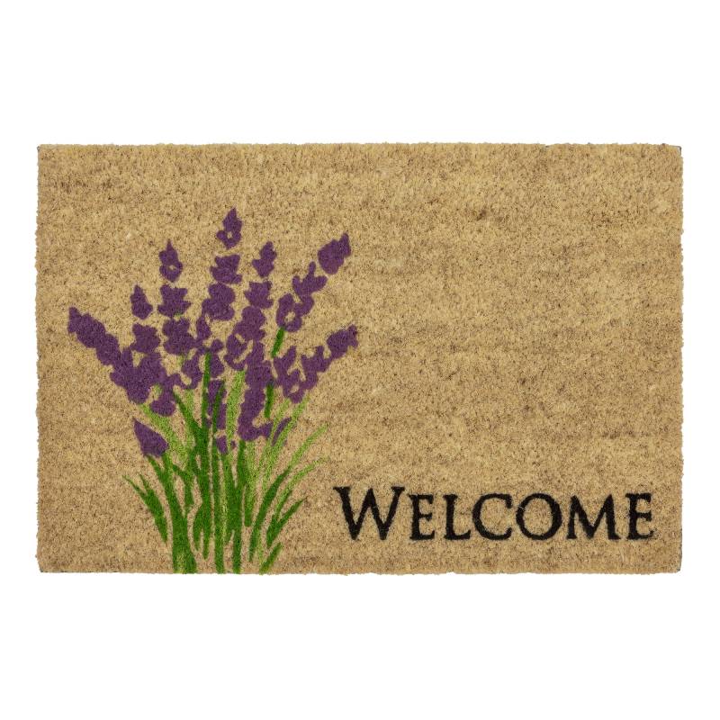 Astra Kokosmatte 'Coco Style' 40 x 60 cm Lavendel braun von Astra