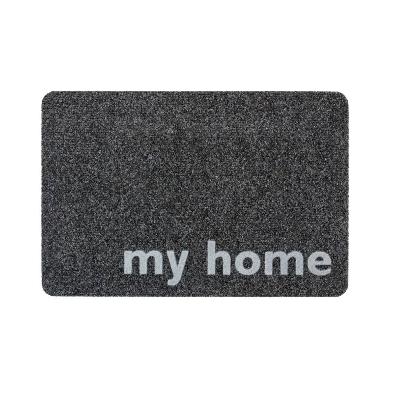 Astra Ripsmatte 'Flocky Color' 40 x 60 cm My Home anthrazit von Astra