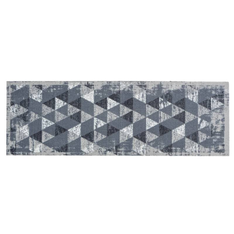 Astra Sauberlaufmatte 'Miabella' 50 x 150 cm Dreiecke hellgrau von Astra