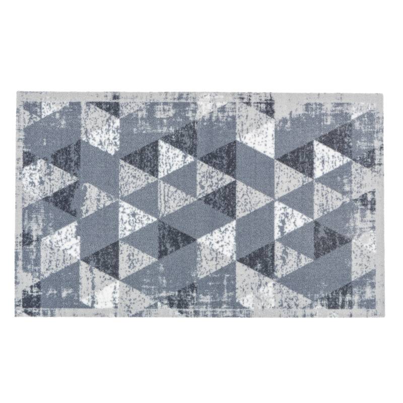 Astra Sauberlaufmatte 'Miabella' 50 x 70 cm Dreicke hellgrau von Astra