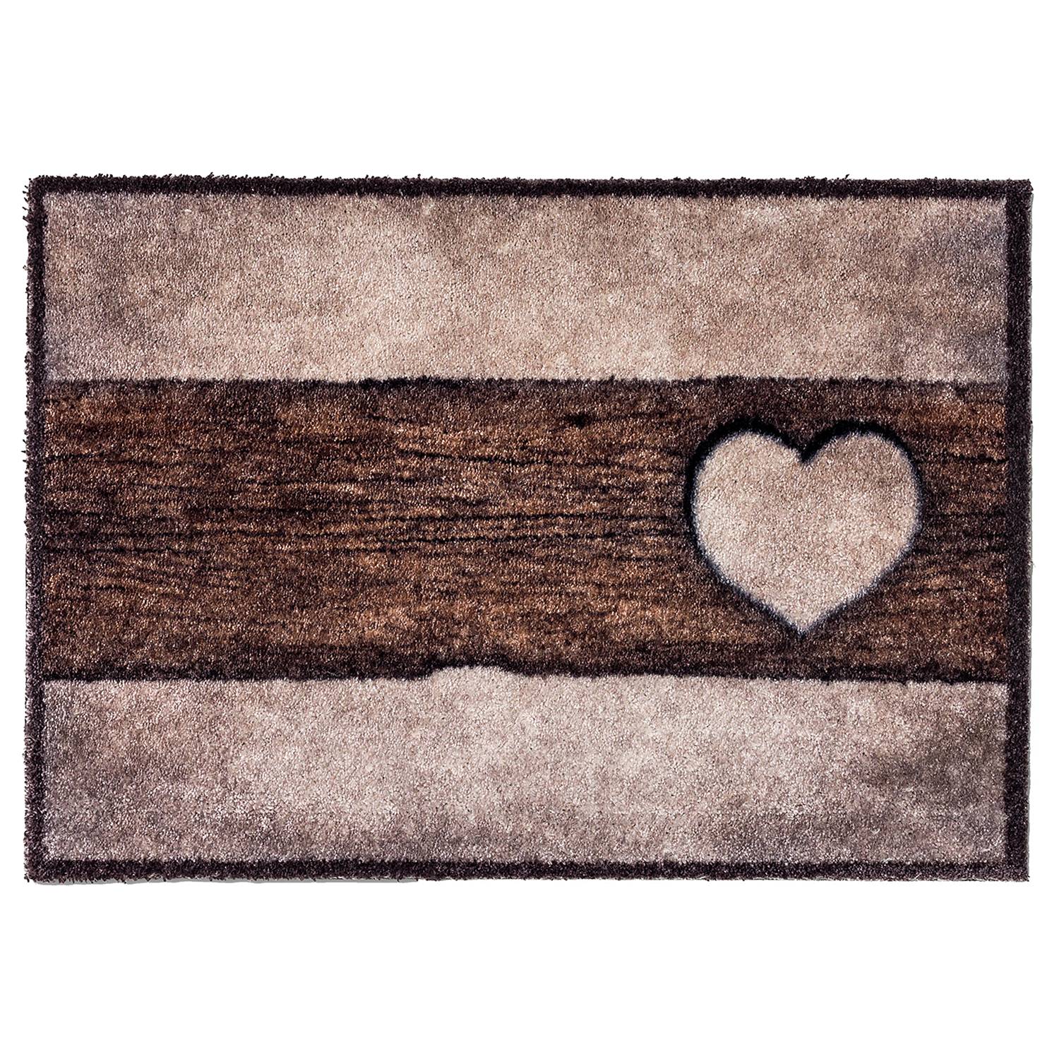 Fußmatte Pure und Soft Holz Herz von Astra