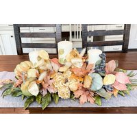 Herbst-Mittelstück, Herbst-Tisch-Mittelstück, Herbst-Tisch-Dekor, Großes Blumen-Mittelstück, Thanksgiving-Mittelstück, Thanksgiving-Mittelstück von AstraCreation