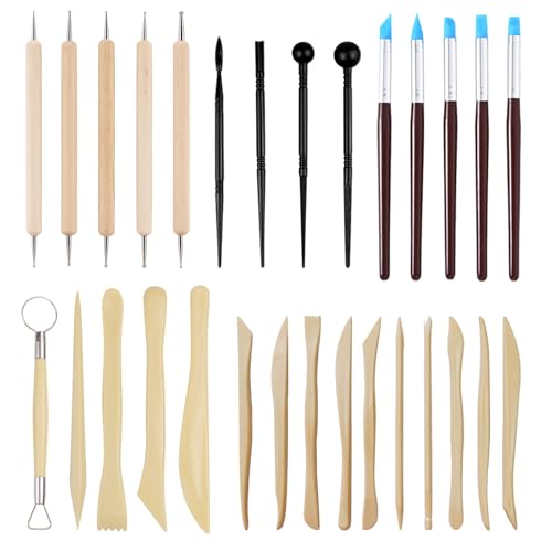 AstraGlam Töpferwerkzeug Set, 30-Teiliges Modellierwerkzeug Set Für Lufttrocknenden Ton, Perfekt Für DIY Und Töpferprojekte, Selbsttrocknende Modelliermasse Bearbeiten AstraGlam Töpferwerkzeug Set, 30-Teiliges Modellierwerkzeug Set Für Lufttrocknenden Ton, Perfekt Für DIY Und Töpferprojekte, Selbsttrocknende Modelliermasse Bearbeiten von AstraGlam