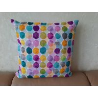 Kissenbezug "Purple Phantasie" Aus Hochwertigem Dekostoff, Fotodruck, Aquarell Kreise Kissenbezug "Purple Phantasie" Aus Hochwertigem Dekostoff, Fotodruck, Aquarell Kreise von AstraSchneiderei