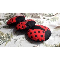 Zierkissen "Marienkäfer" Dekokissen Kuschelkissen Für Kinder Zierkissen "Marienkäfer" Dekokissen Kuschelkissen Für Kinder von AstraSchneiderei