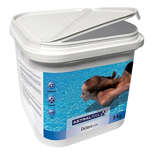 AstralPool 11394 di-cloro, Körnung 55%, Weiß, 20 x 20 x 20 cm von Astralpool