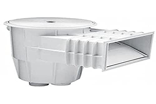 Astralpool 00249 Skimmer 15 Liter Pool Beton Standard Mund Deckel rund, Weiß von Astralpool