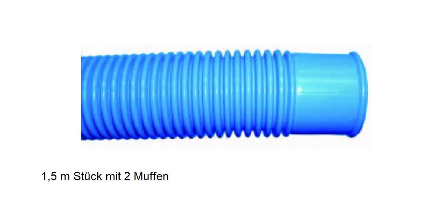 Astralpool Flexschlauch Poolflex blauer Poolschlauch 38 mm x 1,5 Meter von Astralpool