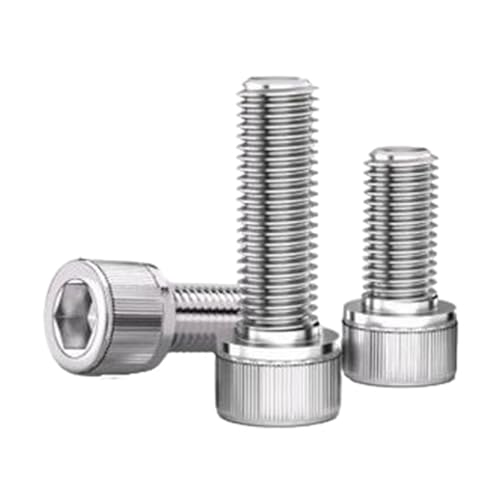 10 Stück Zylinderschrauben mit Innensechskant M8*16MM, Edelstahl A2 V2A, Vollgewinde nach DIN 912 / ISO 4762, rostfreie Maschinenschrauben von Astrevo