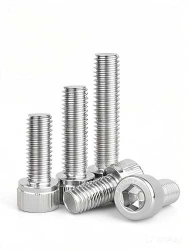 50 Stück Zylinderschrauben mit Innensechskant M3×14 mm, Edelstahl A2 V2A, Vollgewinde nach DIN 912 / ISO 4762, rostfreie Maschinenschrauben von Astrevo