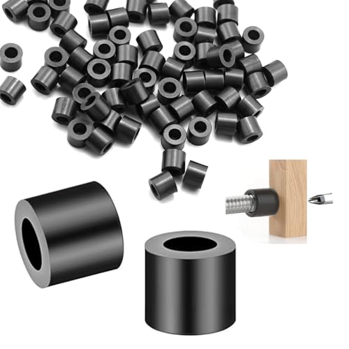 M6x11x10mm 50pcs Distanzhülsen ABS Schwarz Distanzhülsen M6 Abstandshülsen Distanzscheiben Kunststoff von Astrevo
