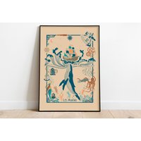 Poster „Die Matrosen" - Klarsichtversion A3-Format von AstridCornet