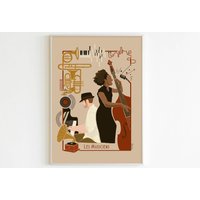 Poster „Die Musiker" - A4-Format Klarsichtversion von AstridCornet