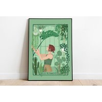 Poster Die Botaniker - A3-Format Transparente Version von AstridCornet