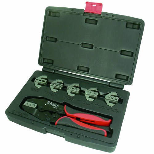 Astro 9477 Professional Quick Interchangeable Ratchet Crimping Tool Set, 7-Piece von Astro Pneumatic Tool