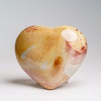 Echtes Poliertes Polychrome Jaspis-Herz Aus Madagaskar | 380 Gramm von AstroGalleryOfGems