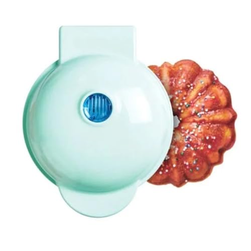 Asttenno Min Make-Waffle Haushalt Kürbiskuchenmaschine Kinder Frühstücksmaschine Mini Backmaschine Mini Maschine EU-Stecker von Asttenno
