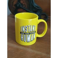 Fun Instant Human ~ Just Add Kaffeetasse Große Keramik Kaffee Oder Tee Liebhaber Tasse Büroangestellte Lustige Koffein Freak-Lustig von AstuutBeyondTime