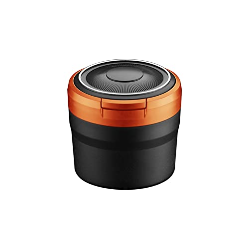 Aschenbecher mit Deckel LED-Licht,Asudaro Mini-LED-Auto-Aschenbecher Rauchfester Tragbarer Auto Zigarette Aschenbecher Asche Halter Geruchssicherer Für Auto Wohnzimmer Schlafzimmer Büro,Schwarz-Orange Aschenbecher mit Deckel LED-Licht,Asudaro Mini-LED-Auto-Aschenbecher Rauchfester Tragbarer Auto Zigarette Aschenbecher Asche Halter Geruchssicherer Für Auto Wohnzimmer Schlafzimmer Büro,Schwarz-Orange von Asudaro