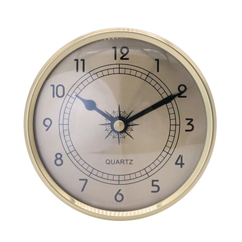Asudaro 90mm Tragbare Wand Barometer/Wand Hängende Uhr Meter/Thermometer/Hygrometer Anzeige, Rund, einfache Metallrahmen, für den Innenbereich im Freien Uhr von Asudaro