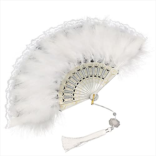 Asudaro Vintage Stil Faltbarer Federfächer Flapper Handfächer Für Hochzeit Damen Fächer Mit Federn Retro Handfächer Flapper Handfächer Strauß Handfächer Kostü Federfächer Flapper Faltfächer weiß Asudaro Vintage Stil Faltbarer Federfächer Flapper Handfächer Für Hochzeit Damen Fächer Mit Federn Retro Handfächer Flapper Handfächer Strauß Handfächer Kostü Federfächer Flapper Faltfächer weiß von Asudaro