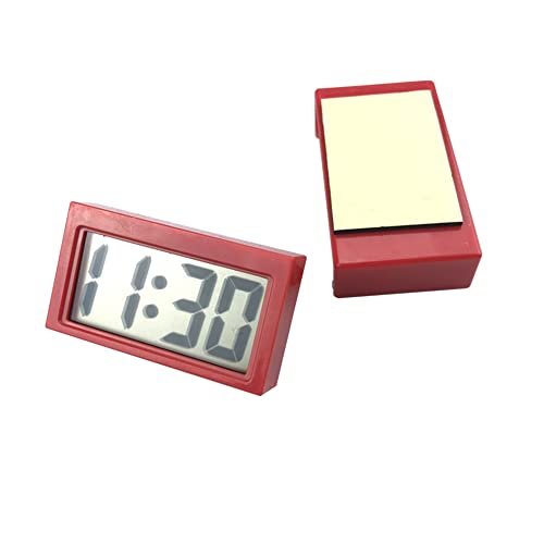Auto Armaturenbrett Digitaluhr,Asudaro Ultradünne Autouhr LCD-Digital Tischuhr Auto Elektronische Uhr Selbstklebende Mini Auto Uhr für Auto Armaturenbrett Home Office Schreibtisch,rot Auto Armaturenbrett Digitaluhr,Asudaro Ultradünne Autouhr LCD-Digital Tischuhr Auto Elektronische Uhr Selbstklebende Mini Auto Uhr für Auto Armaturenbrett Home Office Schreibtisch,rot von Asudaro