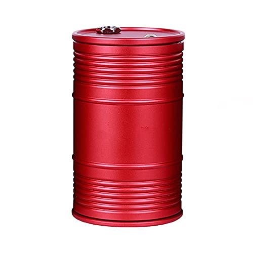 Auto Aschenbecher mit Deckel, Asudaro Edelstahl Auto Aschenbecher Universal Windproof Auto Aschenbecher Tragbarer Auto Zigarette Aschenbecher Asche Halter Auto Aschenbecher Cup Halter,Rot von Asudaro