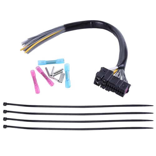 Kabel Reparatur Kit,Asudaro Heckklappe Kabelbaum 8E0972702,Für A3 12V Tür Stecker Kabel Türkabelbaum Kabelbaum Kit Fahrertüre oder Beifahrertüre vorne Links rechts Schwarz von Asudaro