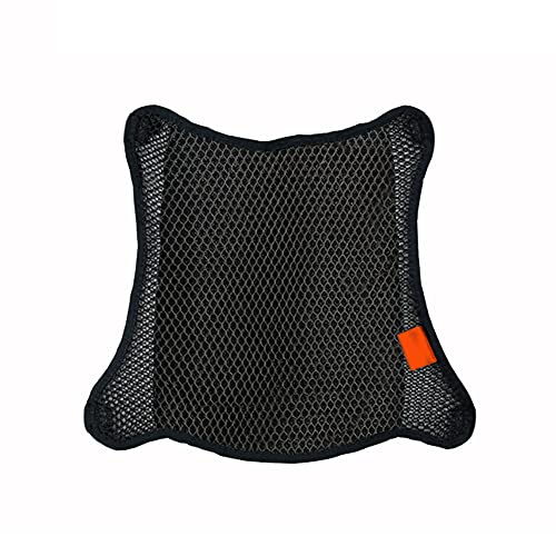 Asudaro Motorrad-Sitzbezug, Motorrad Sitzkissen Atmungsaktives Mesh Sitz Sonnenpolster 3D Mesh Rutschfestes Motorrad-Sitzschutz Matte Hüftschutzpolster Sonnenpolster Motorrad Zubehör von Asudaro