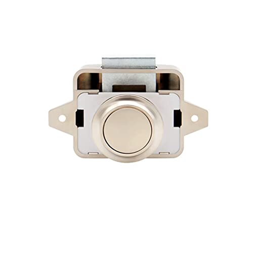 Push Lock Button Catch,Asudaro Wohnmobil Druckknopf Push Button Latch Keyless Türschloss Möbelverschluss Knob Latch Latch - Für Schranktüren Wohnwagen Camper Caravan Vans 14 mm - 16 mm 1 ST von Asudaro