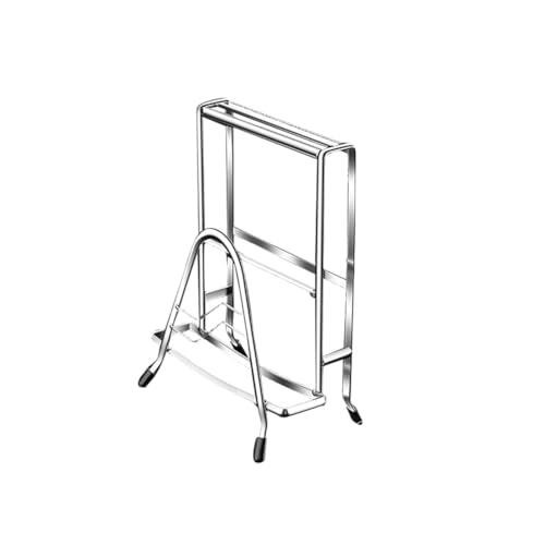 Schneidebrett Rack Schneidebrett Halterung Topfdeckelhalter Schneidebrett Organiser Ständer Halter für Schneidebretter Arbeitsplatte oder Küchenschrank(Küchenmesser- und Schneidebretthalter) von Asudaro