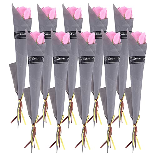 Asuinxurr 10 StüCk Single Rose Simulation Korean Rose Seifen Seifen Einzelne KüNstliche Seifen 2 von Asuinxurr