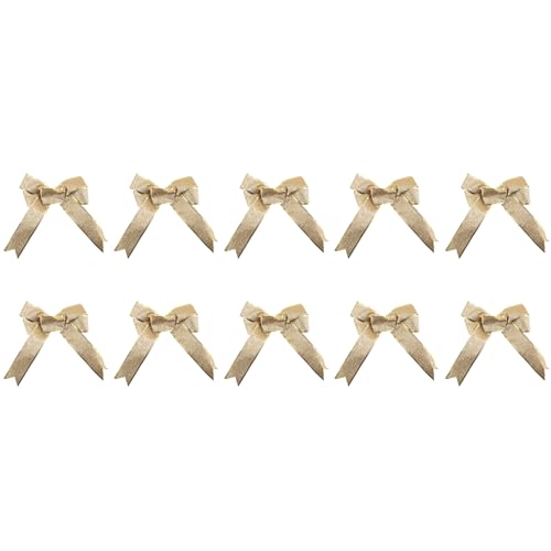Asuinxurr 10PCS Christbaumschmuck Band Gold 25 X 21Cm Weihnachtsschmuck von Asuinxurr