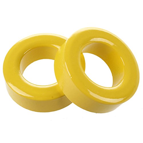 Asuinxurr 2 Stueck 33mm x 19mm x 11mm Gelb Eisenkern Ferritring Ringspule von Asuinxurr
