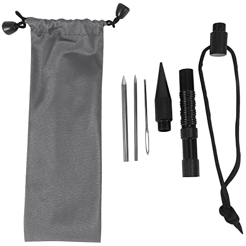 Asuinxurr 4 StüCk Spike mit SchnüR Nadeln/Fids für Paracord oder Leder Arbeiten Paracord Set Paracord NäHen Nadeln von Asuinxurr