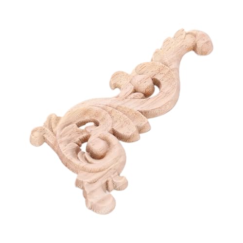 Asuinxurr Geschnitzt Aufkleber Ecke Onlay Applique TüR Wand 12 x 6Cm Unbemalt von Asuinxurr