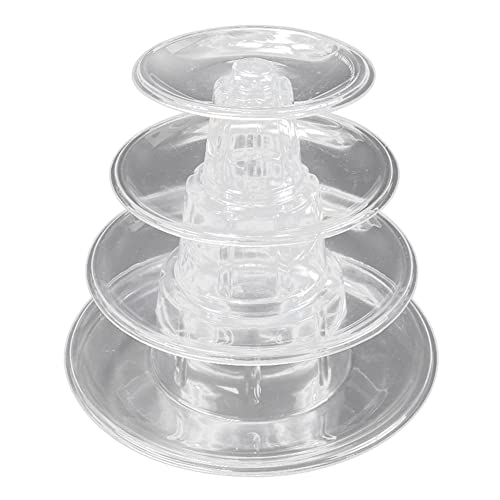 Asuinxurr Macarons Display Tower 4-Schicht Cupcake StäNder Essen StäNder Kuchen StäNder Geburtstag Gefallen von Asuinxurr