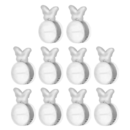 10pcs Butterfly Ohrringrücken Tragbare Ohrstöben Stopper Schmuckfunde Werkzeug Ohrringe Unterstützung Backings Ersatz von Asukohu