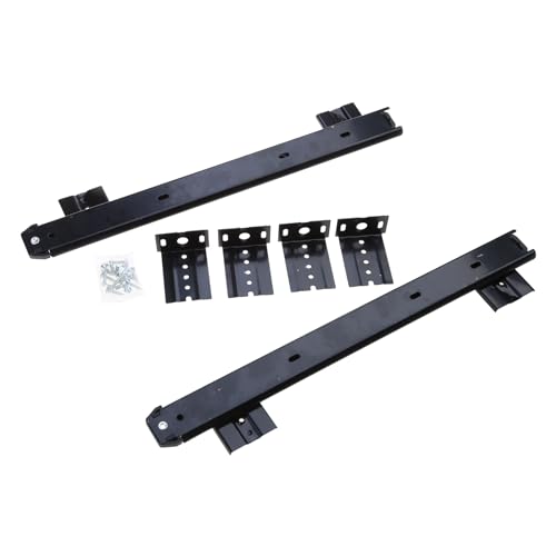1Pair Heavy Duty Kugellager Objektträgertastaturschubladen Zubehör Möbelschiene Mit Einstellbarer Höhenhalterungsablettungszubehör von Asukohu